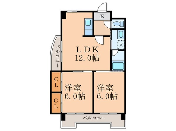 Arche Kitagataの物件間取画像